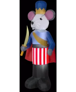 Outdoor Christmas Decorations Airblown 7 Ft. Inflatable Christmas Airblown Nutcracker Mouse King