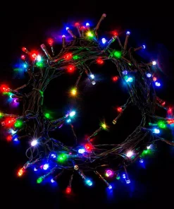 Christmas Lights ALEKO 100-Light LED Multi-Color Electric Powered String Light (Lot Of 2)