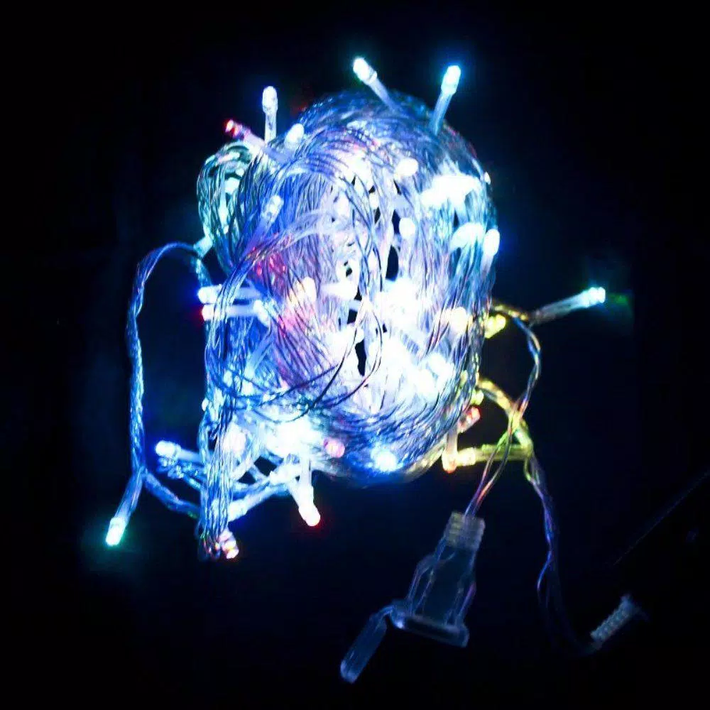 Christmas Lights ALEKO 34 Ft. 100-Light LED Multi-Color Flush Light Electric Powered Extendable Christmas Holiday Light (Lot Of 2) 4 Christmas Lights ALEKO 34 Ft. 100-Light LED Multi-Color Flush Light Electric Powered Extendable Christmas Holiday Light (Lot Of 2) - Image 4