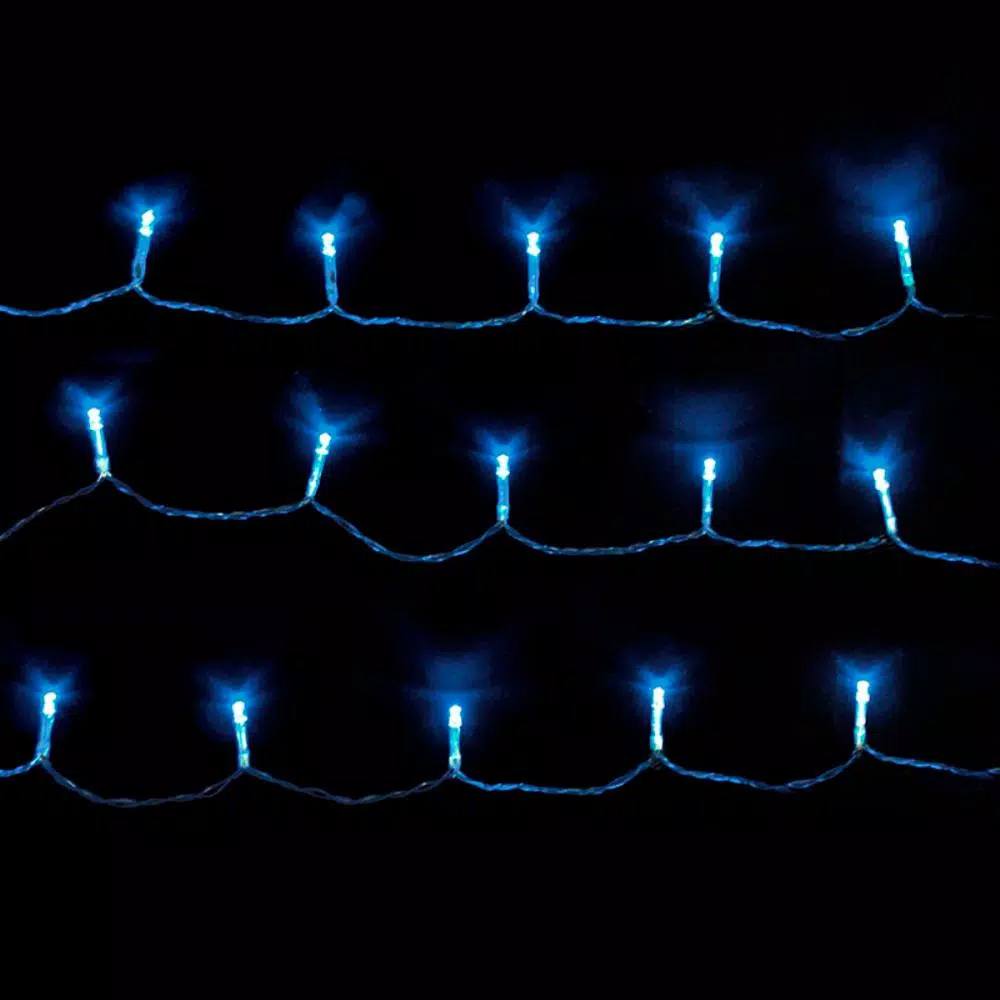Christmas Lights ALEKO 60 LED White Solar Powered String Lights 2 Christmas Lights ALEKO 60 LED White Solar Powered String Lights - Image 2
