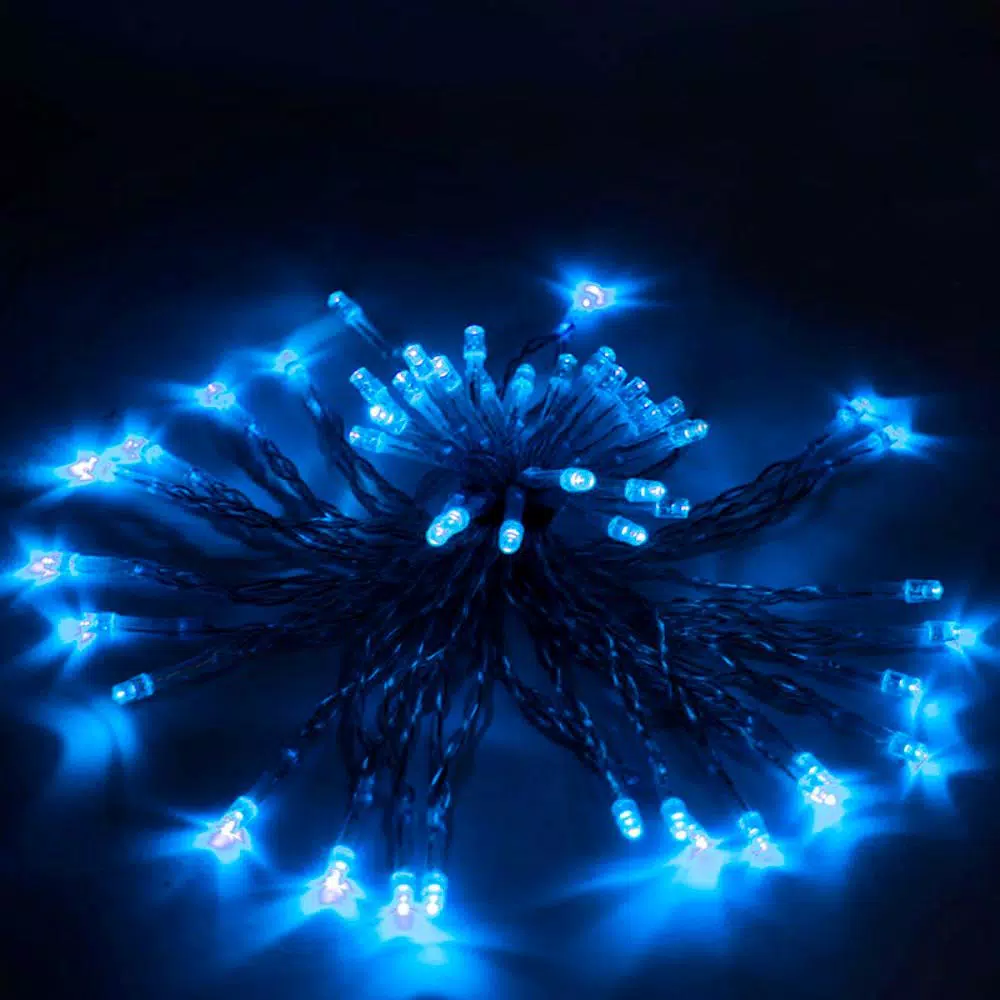 Christmas Lights ALEKO 60 LED White Solar Powered String Lights 3 Christmas Lights ALEKO 60 LED White Solar Powered String Lights - Image 3