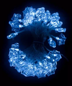 Christmas Lights ALEKO 19.5 Ft. 50-Light LED White Electric Powered String Lights