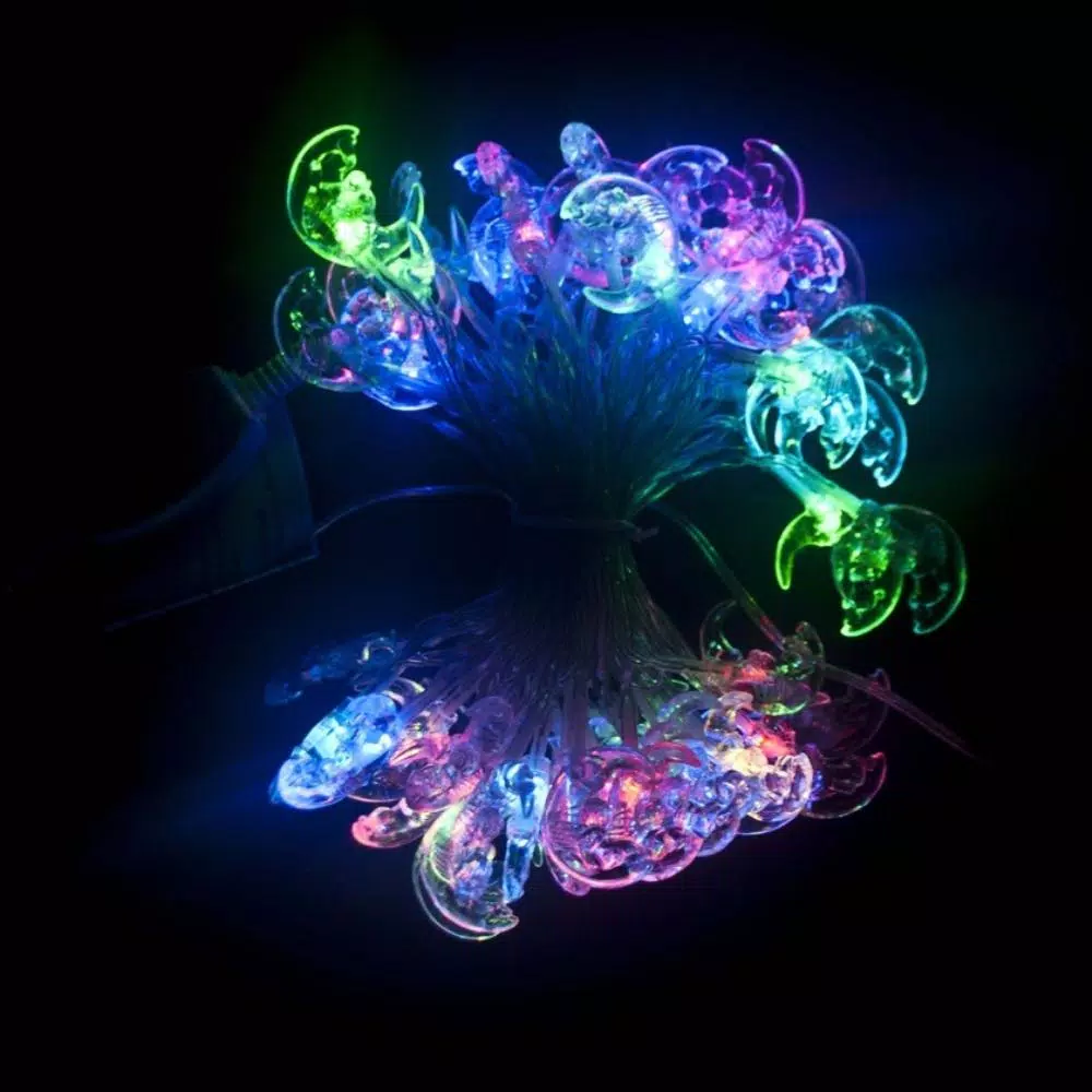 Christmas Lights ALEKO 19.5 Ft. 50-Light LED Multicolor Electric Powered String Lights 1 Christmas Lights ALEKO 19.5 Ft. 50-Light LED Multicolor Electric Powered String Lights