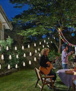 Christmas Lights ALEKO 25 Ft. 25-Light Warm White Incandescent Round Bulb Outdoor/Indoor Traditional Weatherproof Patio String Cafe Lights 13 Christmas Lights ALEKO 25 Ft. 25-Light Warm White Incandescent Round Bulb Outdoor/Indoor Traditional Weatherproof Patio String Cafe Lights -Christmas Tree Decorations Shop aleko christmas string lights gl25wwh hd 4f 1000