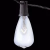 Christmas Lights ALEKO 25 Ft. 25-Light Warm White Incandescent Round Bulb Outdoor/Indoor Traditional Weatherproof Patio String Cafe Lights