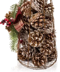 Christmas Tree Decorations Alpine Corporation 20 In. Tall Rustic Pinecone Christmas Tree Decor -Christmas Tree Decorations Shop alpine corporation christmas ornaments cim304hh l 4f 1000