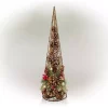 Christmas Tree Decorations Alpine Corporation 20 In. Tall Rustic Pinecone Christmas Tree Decor