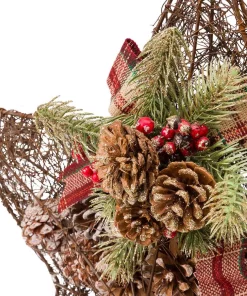 Christmas Tree Decorations Alpine Corporation 20 In. Tall Hanging Rustic Pinecone Christmas Star Decor 17 Christmas Tree Decorations Alpine Corporation 20 In. Tall Hanging Rustic Pinecone Christmas Star Decor -Christmas Tree Decorations Shop alpine corporation christmas ornaments cim306hh 44 1000