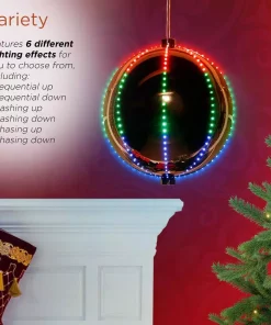 Christmas Tree Decorations Alpine Corporation 13 In. Tall Multi-Color LED Lights Alpine Hanging Christmas Ball Ornament, Silver 16 Christmas Tree Decorations Alpine Corporation 13 In. Tall Multi-Color LED Lights Alpine Hanging Christmas Ball Ornament, Silver -Christmas Tree Decorations Shop alpine corporation christmas ornaments cor124l sl 77 1000