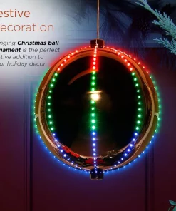 Christmas Tree Decorations Alpine Corporation 13 In. Tall Multi-Color LED Lights Alpine Hanging Christmas Ball Ornament, Silver 13 Christmas Tree Decorations Alpine Corporation 13 In. Tall Multi-Color LED Lights Alpine Hanging Christmas Ball Ornament, Silver -Christmas Tree Decorations Shop alpine corporation christmas ornaments cor124l sl a0 1000