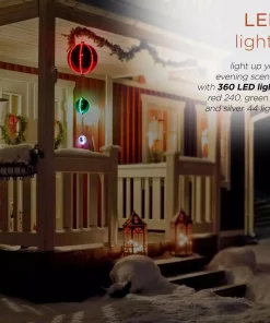 Christmas Tree Decorations Alpine Corporation 3-Tier Indoor/Outdoor Hanging Christmas Ornaments With Chasing LED Lights 15 Christmas Tree Decorations Alpine Corporation 3-Tier Indoor/Outdoor Hanging Christmas Ornaments With Chasing LED Lights -Christmas Tree Decorations Shop alpine corporation christmas ornaments cor152 66 1000