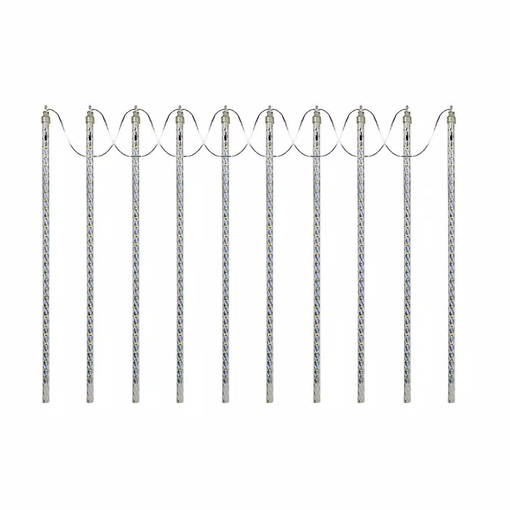 Christmas Lights Alpine Corporation Hanging Icicle Lights With Chasing Warm White LED Lights 1 Christmas Lights Alpine Corporation Hanging Icicle Lights With Chasing Warm White LED Lights