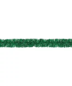 Christmas Greenery Amscan 9 Ft. Green Tinsel Boa Garland (2-Pack)