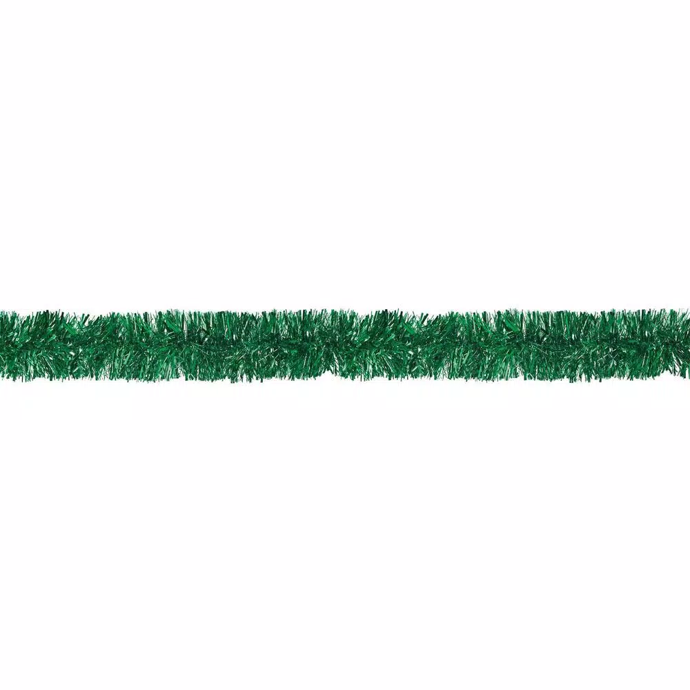 Christmas Greenery Amscan 9 Ft. Green Tinsel Boa Garland (2-Pack) 1 Christmas Greenery Amscan 9 Ft. Green Tinsel Boa Garland (2-Pack)