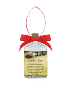 Christmas Tree Decorations Amscan 4 In. X 2 In. X 1.25 In. Christmas Reindeer Dust Ornament (2-Pack)