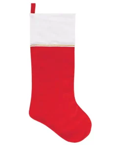 Indoor Christmas Decorations Amscan 33 In. X 11.5 In. Felt Christmas Stocking (5-Pack)