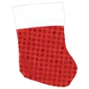 Indoor Christmas Decorations Amscan 5.5 In. X 3.5 In. Sequin Red Christmas Stockings (6-Count, 4-Pack)