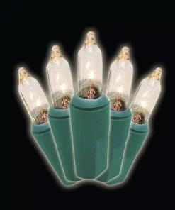 Christmas Lights Brite Star 150-Light 4 Ft. X 6 Ft. Clear Twinkling Net Lights