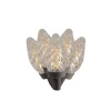 Brite Star 100 Clear LED C7 Faceted Candlelight Christmas Lights With 33 Ft. Brown Wire