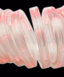 Christmas Lights Brite Star 12 Ft. 50-Light Red LED Flat Rope Light (Set Of 2)