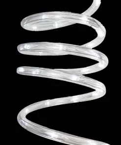 Christmas Lights Brite Star 12 Ft. 72-Light White Round Rope LED Light