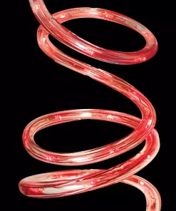 Christmas Lights Brite Star 12 Ft. 72-Light Red Round Rope LED Light