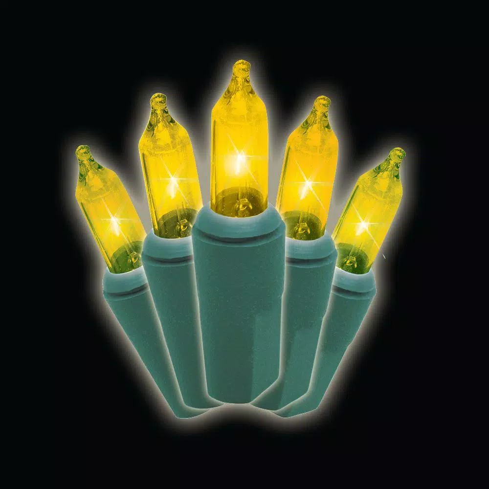 Christmas Lights Brite Star 50-Light Designer Series Ceramic Gold Mini Light Set (Set Of 2) 1 Christmas Lights Brite Star 50-Light Designer Series Ceramic Gold Mini Light Set (Set Of 2)