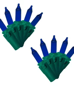 Brite Star 100-Light Designer Strands Blue Mini Christmas Lights (Box Of 2)