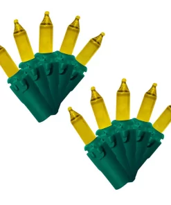 Brite Star 100-Light Designer Strands Gold Mini Christmas Lights (Box Of 2)