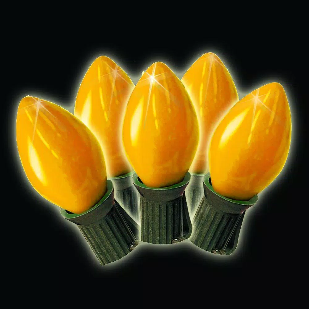 Christmas Lights Brite Star 25-Light Gold Old Fashioned Lights (Set Of 2) 1 Christmas Lights Brite Star 25-Light Gold Old Fashioned Lights (Set Of 2)