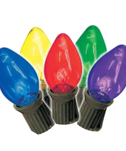 Christmas Lights Brite Star 25-Light Multi-Color Old Fashioned Lights (Set Of 2)