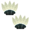 Christmas Lights Brite Star 35-Light Warm White Faceted C6 LED Light Set (Set Of 2)