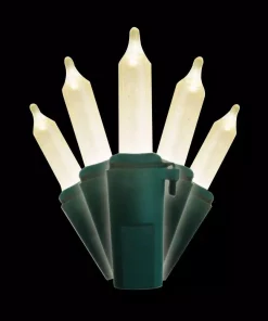 Christmas Lights Brite Star 50-Light Warm Glow Warm White Traditional Mini LED Light Set (Set Of 2)