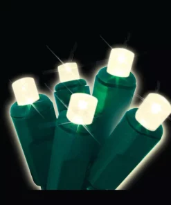 Christmas Lights Brite Star 50-Light Pure White Micro Mini LED Light Set (Set Of 2)