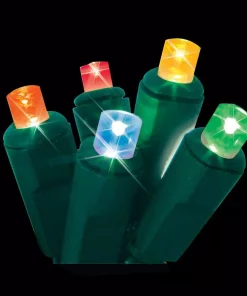 Christmas Lights Brite Star 60-Light Multi-Colored Micro Mini Twinkling LED Light Set