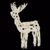 Outdoor Christmas Decorations Brite Star 48 In. 105-Light LED Standing Buck Sculpture Wireframe