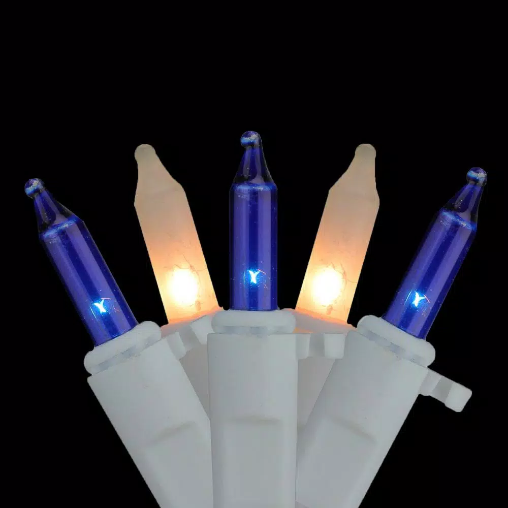 Brite Star 50-Light Blue And Frosted Clear Mini Incandescent Window Curtain Icicle Christmas Lights With White Wire 1 Brite Star 50-Light Blue And Frosted Clear Mini Incandescent Window Curtain Icicle Christmas Lights With White Wire