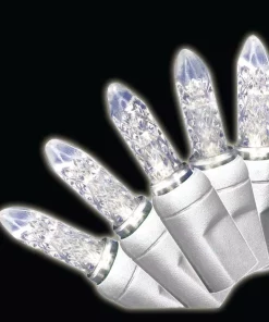 Christmas Lights Brite Star 60-Light Pure White Amazing Ice Drip Mini Ice LED Light Set