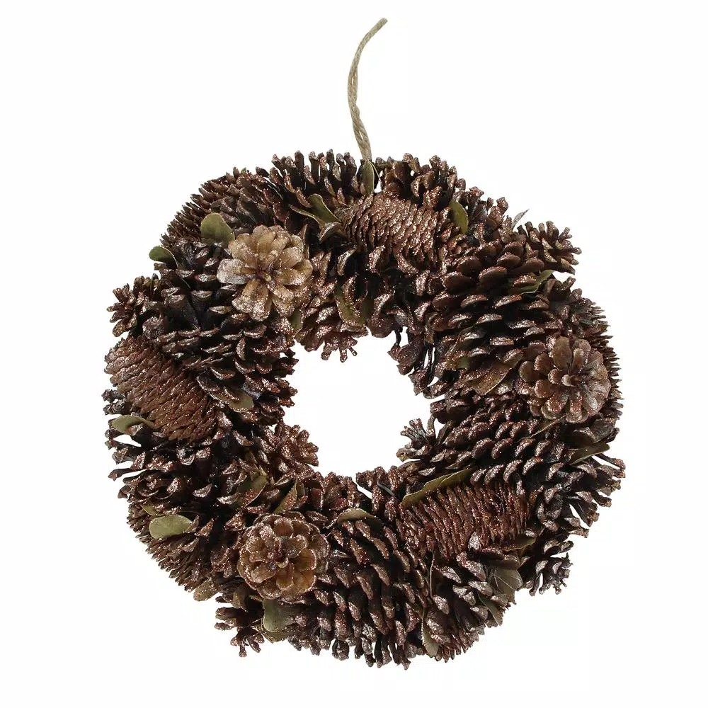 Christmas Greenery Northlight 13 In. Unlit Brown Assorted Pine Cone Wooden Christmas Wreath 1 Christmas Greenery Northlight 13 In. Unlit Brown Assorted Pine Cone Wooden Christmas Wreath