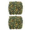 Christmas Greenery Home Accents Holiday 50 Ft. Pre-lit Artificial Christmas Roping Garland With 200 Incandescent Clear Lights (Set Of 2)