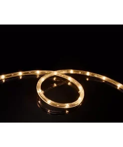 Christmas Lights DEERPORT DECOR Value Pack – 6 Pack -16 Ft. 108-Lights Warm White All Occasion Indoor Outdoor LED Rope Light 360-Degree Shine Decoration