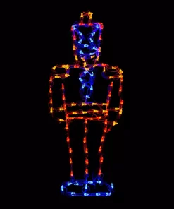 Outdoor Christmas Decorations HOLIDYNAMICS HOLIDAY LIGHTING SOLUTIONS 36 In. Holidynamics Christmas LED Small Toy Soldier