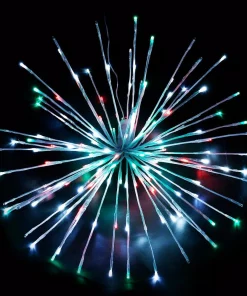 Outdoor Christmas Decorations HOLIDYNAMICS HOLIDAY LIGHTING SOLUTIONS 16 In. Pure White/Red/Green LED Christmas Spritzer