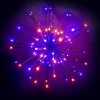 Outdoor Christmas Decorations HOLIDYNAMICS HOLIDAY LIGHTING SOLUTIONS 16 In. Orange/Purple LED Spritzer Halloween Yard Decoration