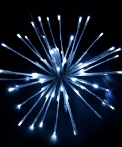 Outdoor Christmas Decorations HOLIDYNAMICS HOLIDAY LIGHTING SOLUTIONS 16 In. Pure White LED Christmas Spritzer