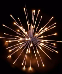 Outdoor Christmas Decorations HOLIDYNAMICS HOLIDAY LIGHTING SOLUTIONS 24 In. Classic White LED Christmas Spritzer