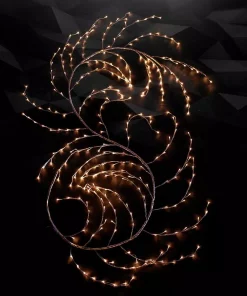 Outdoor Christmas Decorations HOLIDYNAMICS HOLIDAY LIGHTING SOLUTIONS 10 Ft. Classic White/Gold LED Climber