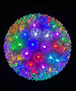 Outdoor Christmas Decorations HOLIDYNAMICS HOLIDAY LIGHTING SOLUTIONS 7.5 In. Dynamic RGB Premier Orb -Christmas Tree Decorations Shop christmas yard decorations 66440 rgb 4f 1000