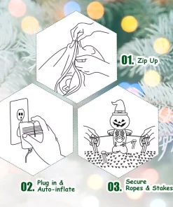 Outdoor Christmas Decorations Costway 6.5 Ft. Pre-lit LED Lights Christmas Inflatable Tree Santa Christmas Inflatable With Zipper 13 Outdoor Christmas Decorations Costway 6.5 Ft. Pre-lit LED Lights Christmas Inflatable Tree Santa Christmas Inflatable With Zipper -Christmas Tree Decorations Shop costway christmas inflatables cm21705us 76 1000