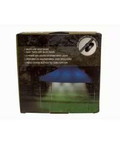 Christmas Lights DEERPORT DECOR 4-Light LED All Occasion Outdoor Gazebo Camping Tent Spot Light (2-Pack) -Christmas Tree Decorations Shop deerport decor christmas light projectors gal 04 cw 2pk 4f 1000